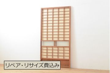 アンティーク建具　和の趣漂う障子戸1枚(引き戸、建具)(R-053293)