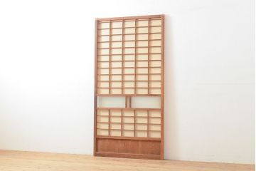 アンティーク建具　和の趣漂う障子戸1枚(引き戸、建具)(R-053293)