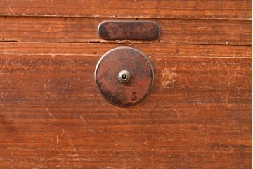 和製アンティーク　使い込まれた風合いが味わい深い総桐時代箪笥(引き出し、チェスト、和たんす、桐たんす)(R-053298)