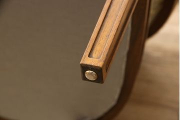 中古　美品　DREXEL HERITAGE(ドレクセルヘリテイジ)　J7610　ラウンジチェア(アームチェア、椅子)(定価約33万円)(R-053300)