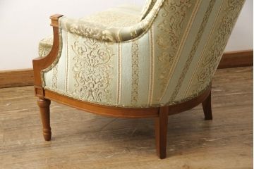 中古　美品　DREXEL HERITAGE(ドレクセルヘリテイジ)　J7610　1人掛けソファ(一人掛け、イージーチェア、ラウンジチェア、アームチェア、椅子)(定価約33万円)(R-053301)