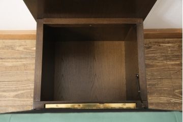 中古　カリモク家具(karimoku)　domani(ドマーニ)　Morganton(モーガントン)　大人の空間づくり活躍するドレッサーとスツールセット(鏡台、ミラー、椅子)(定価約29万円)(R-053319)