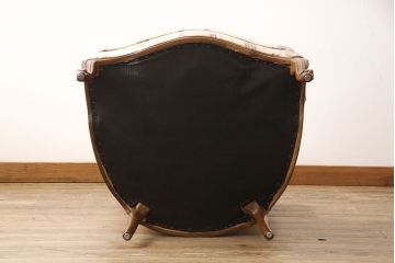 中古　美品　DREXEL HERITAGE(ドレクセルヘリテイジ)　 Upholstery(アップホルスタリー)　エレガントな佇まいのラウンジチェア(一人掛けソファ、1P、アームソファ)(定価約59万円)(R-053324)
