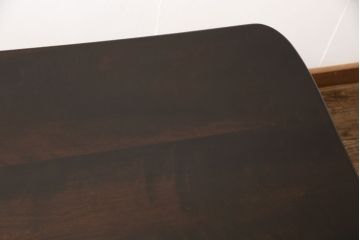 中古　松本民芸家具　シックな佇まいが目を引く4人掛けT型食卓(定価約37万円)(ダイニングテーブル)(R-053331)