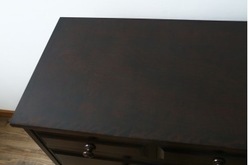 中古　北海道民芸家具　上品な佇まいが魅力的なチェスト　(R-053337)