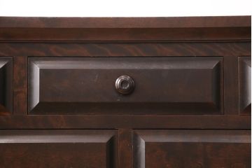 中古　北海道民芸家具　上品な佇まいが魅力的なチェスト(整理タンス、収納タンス、衣装タンス、引き出し)(R-053337)