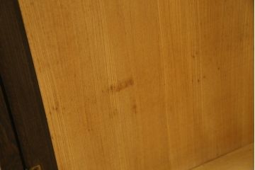 中古　永田良介商店　欧風のデザインが魅力的なワードローブ(衣装箪笥、引き出し、洋服タンス)(R-053340)