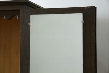 中古　永田良介商店　欧風のデザインが魅力的なワードローブ(衣装箪笥、引き出し、洋服タンス)(R-053340)