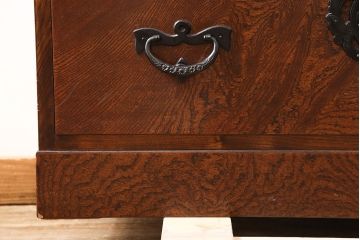 中古　美品　岩谷堂箪笥　くっきりとした杢目が上質な雰囲気を醸し出す整理箪笥(和タンス、衣装箪笥、引き出し、チェスト)(R-053343)