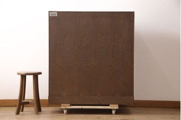 中古　美品　岩谷堂箪笥　くっきりとした杢目が上質な雰囲気を醸し出す整理箪笥(和タンス、衣装箪笥、引き出し、チェスト)(R-053343)