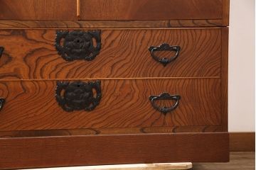 中古　美品　岩谷堂箪笥　上質な和の趣溢れるワードローブ(衣装タンス、洋服タンス、引き出し)(R-053344)