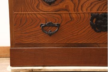 中古　美品　岩谷堂箪笥　上質な和の趣溢れるワードローブ(衣装タンス、洋服タンス、引き出し)(R-053344)