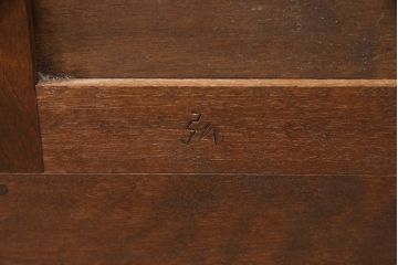 激レア!　中古　美品　松本民芸家具　和モダンな大人の空間づくりにぴったりな特注テレビ台(定価約65万円)(ローボード、テレビボード、戸棚)(R-053363)