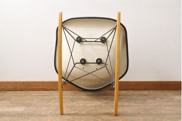 希少!　アメリカビンテージ　Hermanmiller(ハーマンミラー)　イームズシェルアームチェア　ロッカーベース　アップホルスター(ファブリック仕様)(ロッキングチェア、椅子、ヴィンテージ)(R-053364)