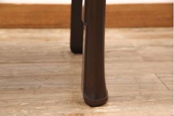 アンティーク家具　明治期　美しい木肌を堪能できる総シタン材製の文人文机(座卓、ローテーブル、総紫檀材)(R-053373)