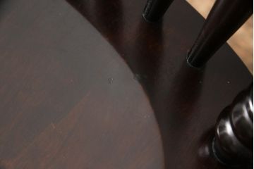 中古　美品　九州民芸家具　ゆったりとしたくつろぎの時間におすすめなロッキングチェア(アームチェア、椅子、板座チェア)(R-053379)