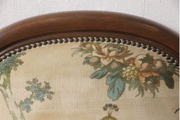イタリアビンテージ　絶版品　イタリア高級家具　SELVA(セルバ)社製　オリエンタルな雰囲気が魅力の希少なラウンジアームチェア(椅子、ヴィンテージ)(R-053380)