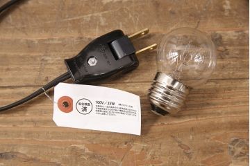 アンティーク照明　昭和初期　台座のデザインがおしゃれ!使い込まれた風合いが味わい深いデスクスタンド(スタンドライト、卓上照明)(R-053387)