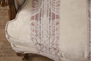 中古　美品　DREXEL HERITAGE(ドレクセルヘリテイジ)　 Upholstery(アップホルスタリー)　気品ある佇まいが高級感溢れるラウンジチェア(一人掛けソファ、1P、アームソファ)(定価約59万円)(R-053395)