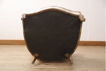 中古　美品　DREXEL HERITAGE(ドレクセルヘリテイジ)　 Upholstery(アップホルスタリー)　気品ある佇まいが高級感溢れるラウンジチェア(一人掛けソファ、1P、アームソファ)(定価約59万円)(R-053395)