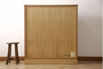 中古　屋久杉の密な杢目と細やかな金具が魅力的なチェスト(引き出し、和たんす、整理箪笥、収納タンス、衣装箪笥)(R-053398)