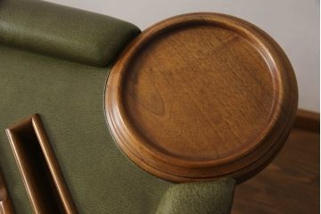 新古品　展示品　超美品!　バロッサバレンティ(VARO,S.A. VALENTI)　本革　ディスプレイとしてもおすすめのレザートップゲームテーブル(机、在宅ワーク、在宅用デスク)(定価約80万円)(R-053404)