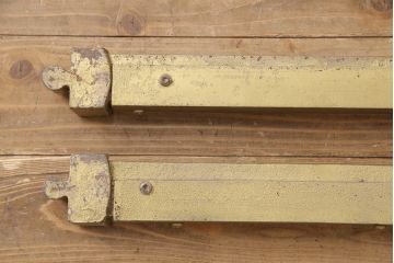 イギリスアンティーク　華やかな空間を演出してくれる真鍮製ベッドフレーム(シングルサイズ)(R-053405)