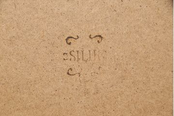 ヴィンテージ家具　イタリア　SILIK(シリック)　ロココ調の細やかで豪華な彫刻が見事!存在感を放つウォールミラー(壁掛け鏡、ビンテージ)(定価約35万円)(R-053407)