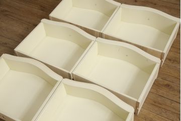 ヴィンテージ家具　イタリア　SILIK(シリック)　ロココ調　エレガントな空間づくりにおすすめ!高さのない小振りなサイズのドレッサー(サイドチェスト、ローボード、鏡台、壁掛け鏡、ビンテージ)(定価約135万円)(R-053408)