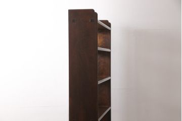中古　希少!　民芸家具　シンプルなデザインで取り入れやすい本棚(ブックシェルフ、書棚、飾り棚、オープンラック)(R-053410)