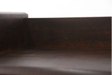 中古　希少!　民芸家具　シンプルなデザインで取り入れやすい本棚(ブックシェルフ、書棚、飾り棚、オープンラック)(R-053410)