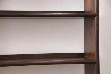 中古　希少!　民芸家具　シンプルなデザインで取り入れやすい本棚(ブックシェルフ、書棚、飾り棚、オープンラック)(R-053410)