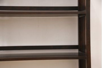 和製ヴィンテージ　北海道民芸家具　117型　飾り棚としてもおすすめ!和モダンな空間にぴったりの書棚(本棚、飾り棚、シェルフ、ビンテージ)(R-053411)