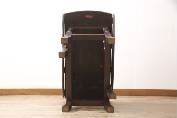 中古　松本民芸家具　落ち着いた大人空間におすすめのT.R.ゲートレッグテーブル(バタフライテーブル)(定価約31万円)(R-053423)