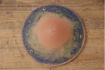 フランスビンテージ　ル・ヴェール・フランセ(Le verre francais)　他ではなかなか見られない独特な存在感を放つ天井照明(吊り下げ照明、ペンダントライト、ヴィンテージ)(R-053425)