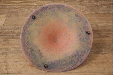 フランスビンテージ　ル・ヴェール・フランセ(Le verre francais)　他ではなかなか見られない独特な存在感を放つ天井照明(吊り下げ照明、ペンダントライト、ヴィンテージ)(R-053425)