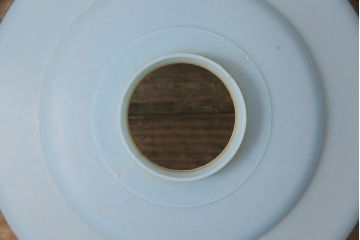 和製アンティーク　ベークライト製　スズランの装飾がアクセントになる天井照明(吊り下げ照明、ペンダントライト)(R-053426)