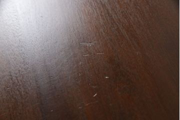 中古　松本民芸家具　H型　ボールフットが特徴的なライティングビューロー(簿記机、在宅ワーク、在宅用デスク、チェスト)(R-053442)