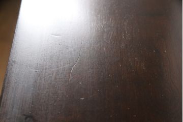 中古　北海道民芸家具　特注サイズ　奥行きのあるチェスト(箪笥、引き出し)(R-053443)