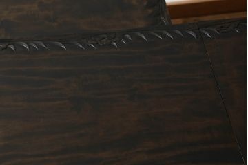 和製ビンテージ　軽井沢彫り　激レア!両面使いのカウンターテーブルチェスト(引き出し、キャビネット、収納棚、サイドボード)(R-053449)
