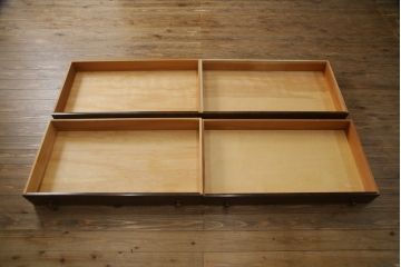 中古　美品　松本民芸家具　D-24型 落ちついた色合いとシックな雰囲気が上品な洋服タンス(ワードローブ、チェスト)(定価約68万円)(R-053450)