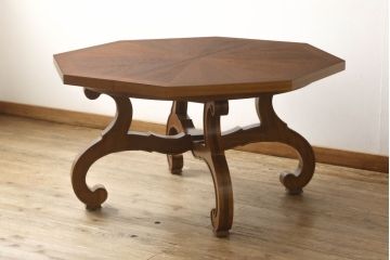 中古　DREXEL HERITAGE(ドレクセルヘリテイジ)　ESPERANTO(エスペラント)　エクステンションテーブル(センターテーブル、ダイニングテーブル、ドローリーフテーブル)(定価約70万円)(R-053457)