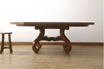 中古　DREXEL HERITAGE(ドレクセルヘリテイジ)　ESPERANTO(エスペラント)　エクステンションテーブル(センターテーブル、ダイニングテーブル、ドローリーフテーブル)(定価約70万円)(R-053457)
