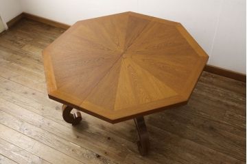 中古　DREXEL HERITAGE(ドレクセルヘリテイジ)　ESPERANTO(エスペラント)　エクステンションテーブル(センターテーブル、ダイニングテーブル、ドローリーフテーブル)(定価約70万円)(R-053457)