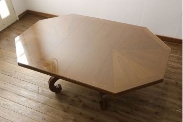 中古　DREXEL HERITAGE(ドレクセルヘリテイジ)　ESPERANTO(エスペラント)　エクステンションテーブル(センターテーブル、ダイニングテーブル、ドローリーフテーブル)(定価約70万円)(R-053457)