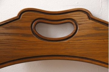 中古　美品　DREXEL HERITAGE(ドレクセルヘリテイジ)　光沢のあるファブリックが高級感を醸し出すキャスター付きダイニングチェア2脚セット(イス、椅子)(定価2脚で約40万円)(R-053458)