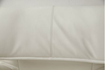 中古　美品　Cassina(カッシーナ)　VERANDA(ヴェランダ) ホワイトレザーの1Pソファ(一人掛け)(定価約80万円)(R-053461)