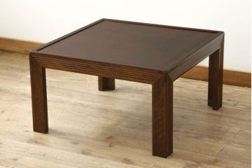 中古　美品　松本民芸家具　絶版品!　上品な意匠が趣溢れるG型座卓(ローテーブル、センターテーブル)(R-053464)