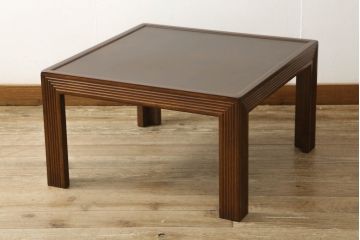 中古　美品　松本民芸家具　絶版品!　上品な意匠が趣溢れるG型座卓(ローテーブル、センターテーブル)(R-053464)