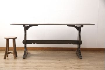 イギリスビンテージ　ERCOL(アーコール)　カントリースタイルにおすすめのダイニングテーブル(食卓、ヴィンテージ)(R-053477)